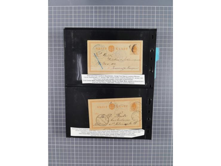 1899/1902, large accumulation of circa 275 covers and cards, offerring an ecclectic choice spanning from the Boer invasion of