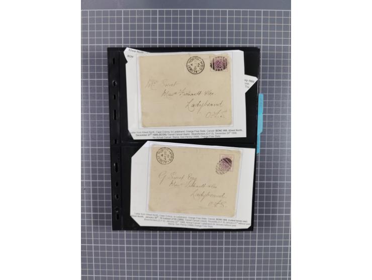 1899/1902, large accumulation of circa 275 covers and cards, offerring an ecclectic choice spanning from the Boer invasion of