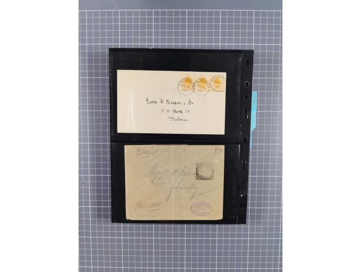 1899/1902, large accumulation of circa 275 covers and cards, offerring an ecclectic choice spanning from the Boer invasion of