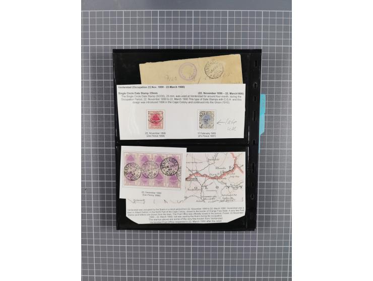 1899/1902, large accumulation of circa 275 covers and cards, offerring an ecclectic choice spanning from the Boer invasion of