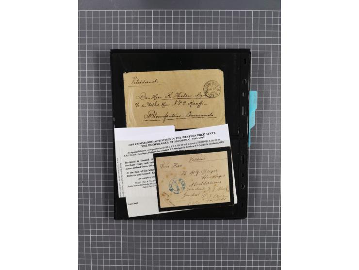 1899/1902, large accumulation of circa 275 covers and cards, offerring an ecclectic choice spanning from the Boer invasion of
