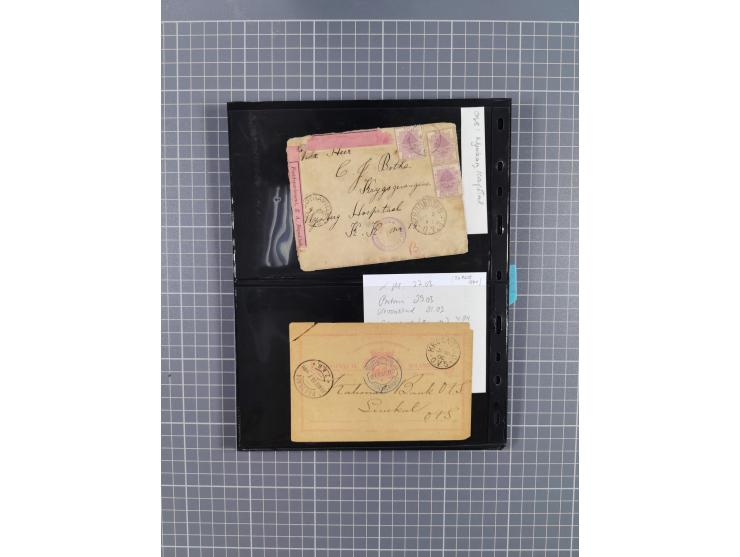1899/1902, large accumulation of circa 275 covers and cards, offerring an ecclectic choice spanning from the Boer invasion of