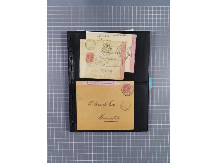1899/1902, large accumulation of circa 275 covers and cards, offerring an ecclectic choice spanning from the Boer invasion of