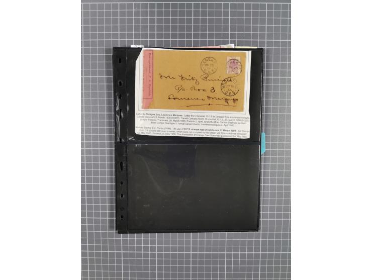 1899/1902, large accumulation of circa 275 covers and cards, offerring an ecclectic choice spanning from the Boer invasion of