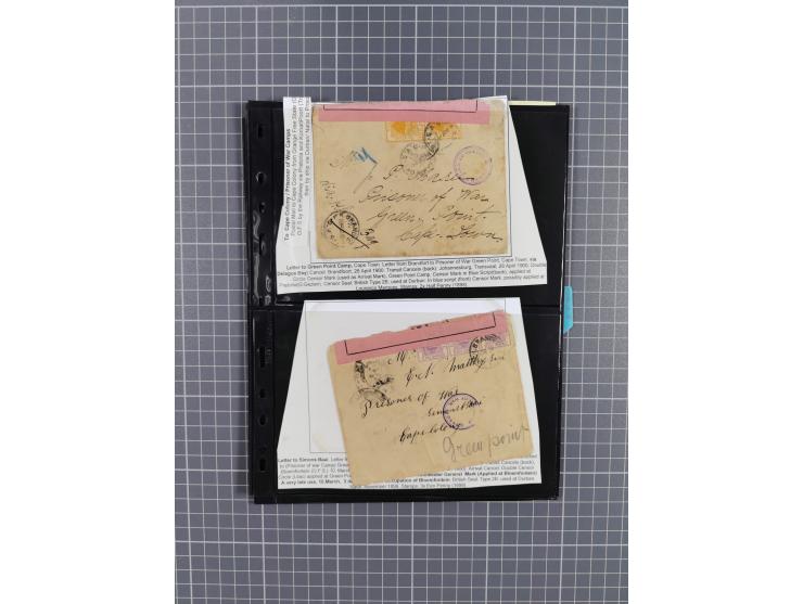 1899/1902, large accumulation of circa 275 covers and cards, offerring an ecclectic choice spanning from the Boer invasion of
