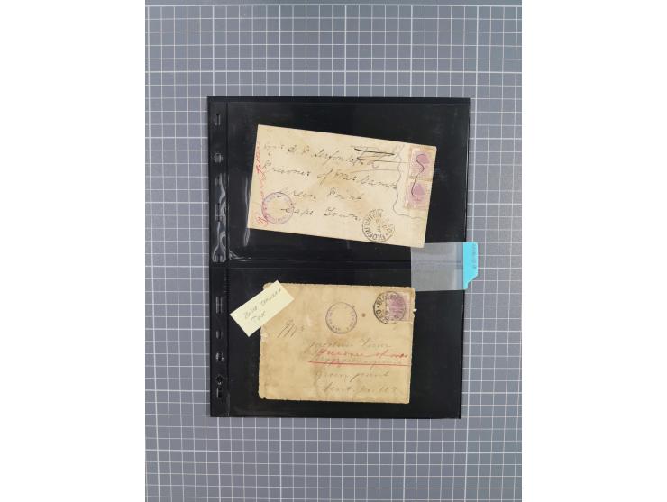 1899/1902, large accumulation of circa 275 covers and cards, offerring an ecclectic choice spanning from the Boer invasion of