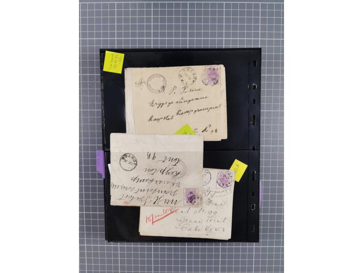 1899/1902, large accumulation of circa 275 covers and cards, offerring an ecclectic choice spanning from the Boer invasion of