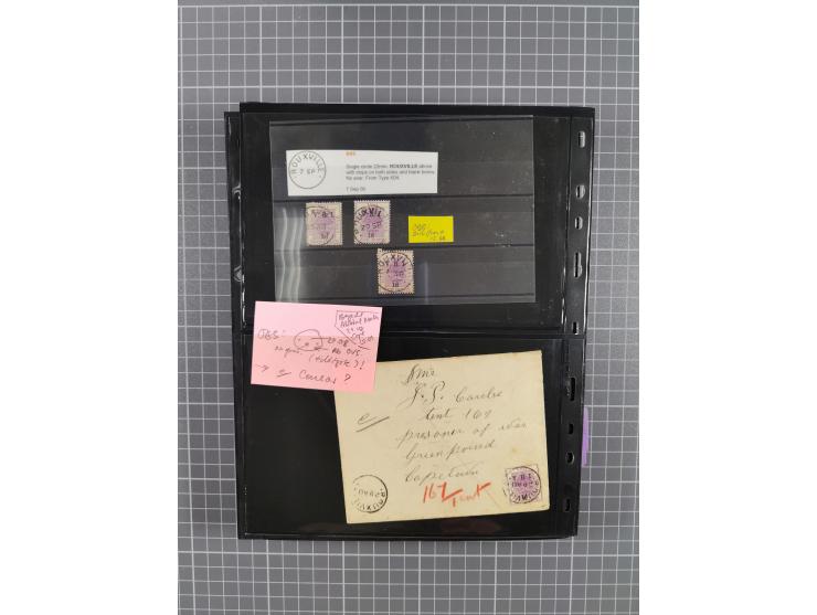 1899/1902, large accumulation of circa 275 covers and cards, offerring an ecclectic choice spanning from the Boer invasion of