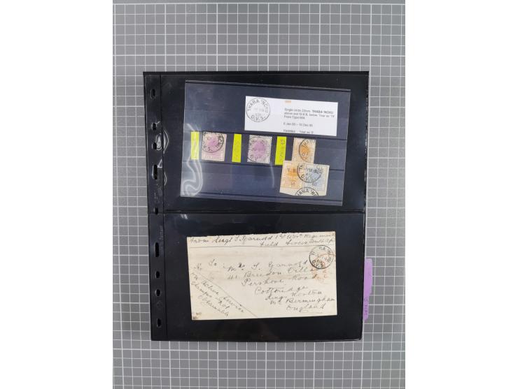 1899/1902, large accumulation of circa 275 covers and cards, offerring an ecclectic choice spanning from the Boer invasion of