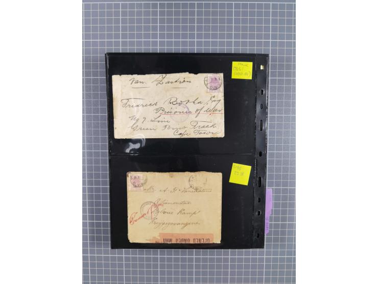1899/1902, large accumulation of circa 275 covers and cards, offerring an ecclectic choice spanning from the Boer invasion of