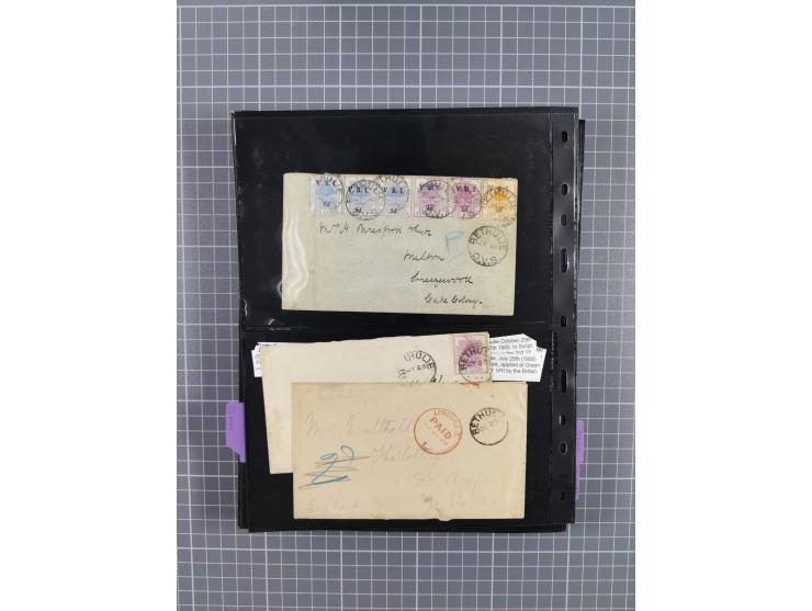 1899/1902, large accumulation of circa 275 covers and cards, offerring an ecclectic choice spanning from the Boer invasion of