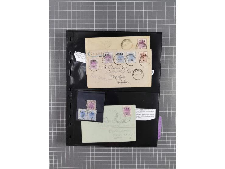 1899/1902, large accumulation of circa 275 covers and cards, offerring an ecclectic choice spanning from the Boer invasion of