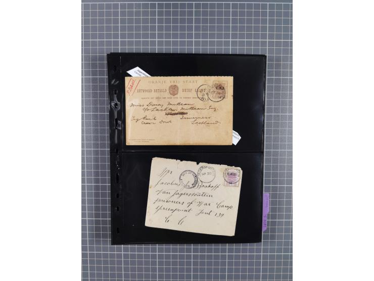 1899/1902, large accumulation of circa 275 covers and cards, offerring an ecclectic choice spanning from the Boer invasion of