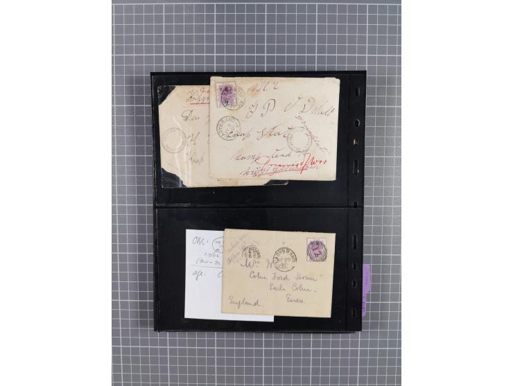 1899/1902, large accumulation of circa 275 covers and cards, offerring an ecclectic choice spanning from the Boer invasion of
