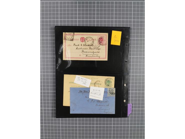 1899/1902, large accumulation of circa 275 covers and cards, offerring an ecclectic choice spanning from the Boer invasion of