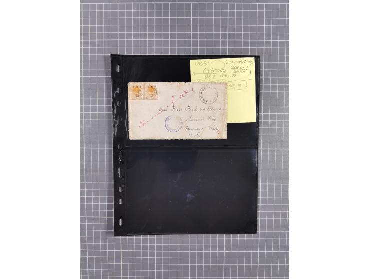 1899/1902, large accumulation of circa 275 covers and cards, offerring an ecclectic choice spanning from the Boer invasion of