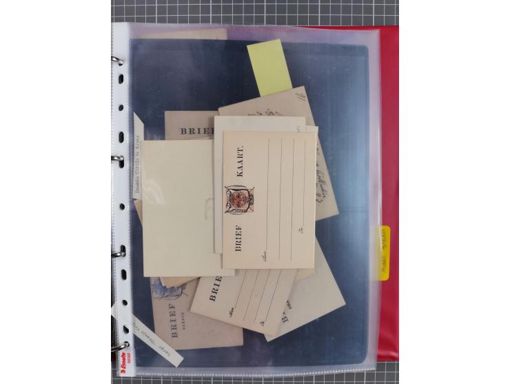 1884/1902 (ca.), Postal Stationery Cards from both OFS and ORC, group of over 100 cards unused and used, many different types