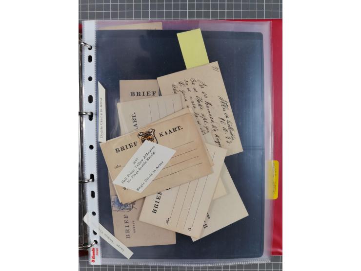 1884/1902 (ca.), Postal Stationery Cards from both OFS and ORC, group of over 100 cards unused and used, many different types