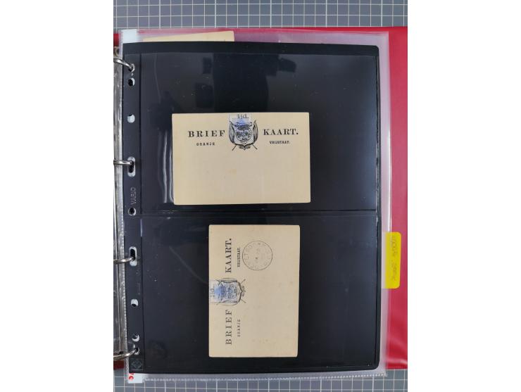 1884/1902 (ca.), Postal Stationery Cards from both OFS and ORC, group of over 100 cards unused and used, many different types