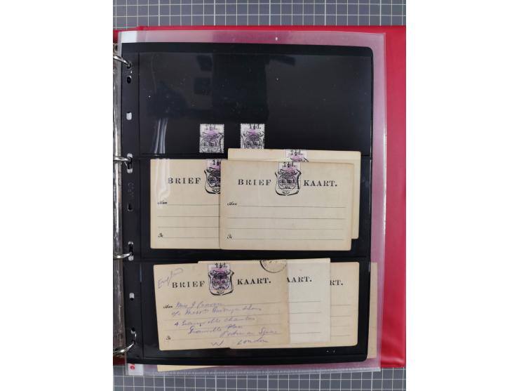 1884/1902 (ca.), Postal Stationery Cards from both OFS and ORC, group of over 100 cards unused and used, many different types