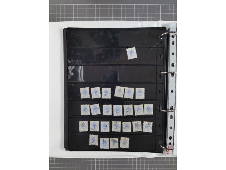 1868/99, mint never hinged/unused and used collection with covers, highly specialized with the overprint settings, plenty of 