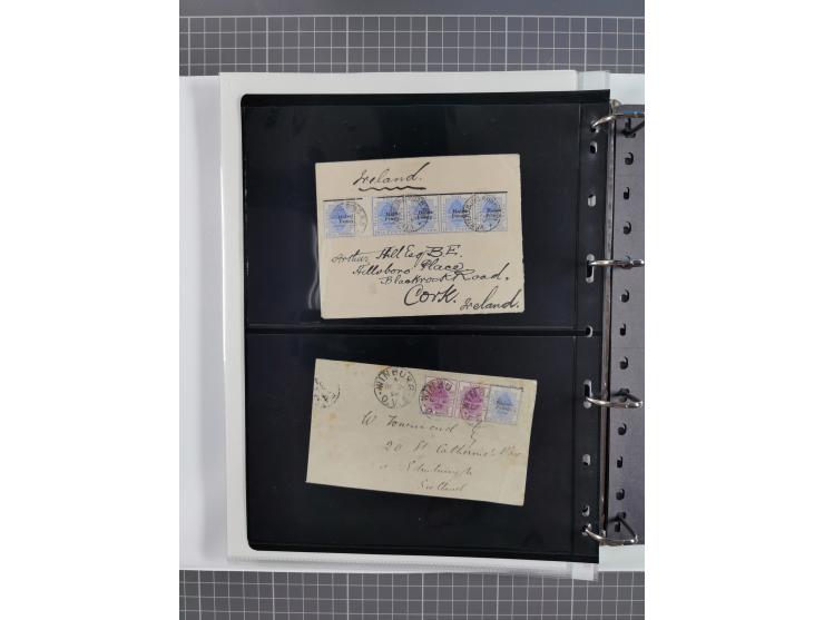 1868/99, mint never hinged/unused and used collection with covers, highly specialized with the overprint settings, plenty of 