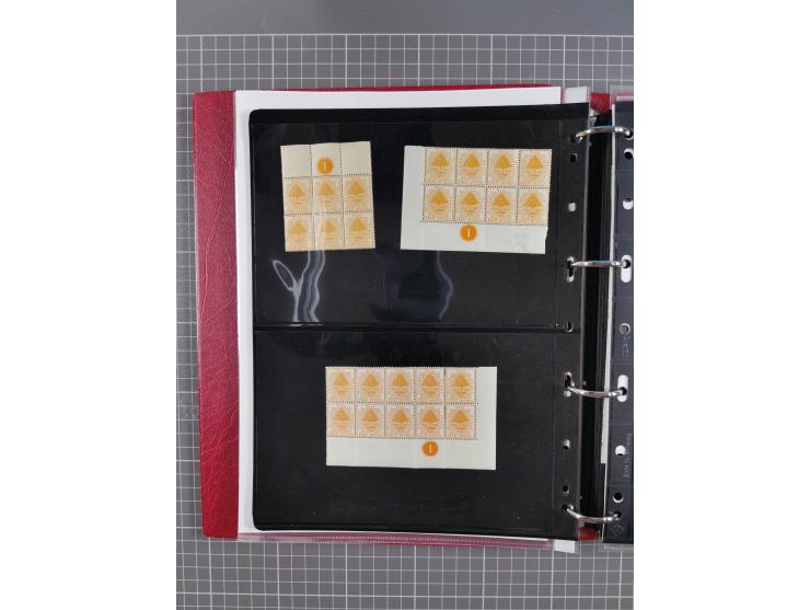 1868/99, mint never hinged/unused and used collection with covers, highly specialized with the overprint settings, plenty of 