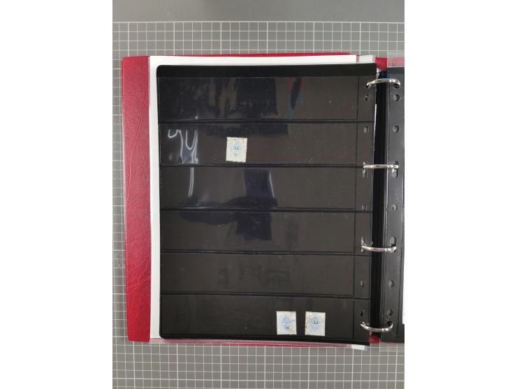 1868/99, mint never hinged/unused and used collection with covers, highly specialized with the overprint settings, plenty of 