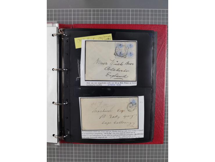 1868/99, mint never hinged/unused and used collection with covers, highly specialized with the overprint settings, plenty of 