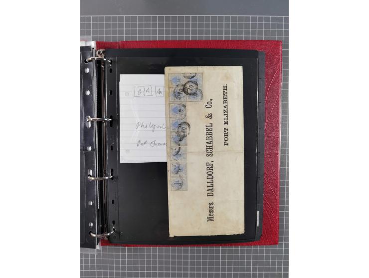 1868/99, mint never hinged/unused and used collection with covers, highly specialized with the overprint settings, plenty of 