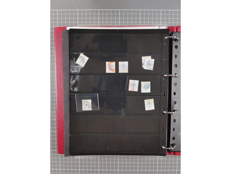 1868/99, mint never hinged/unused and used collection with covers, highly specialized with the overprint settings, plenty of 