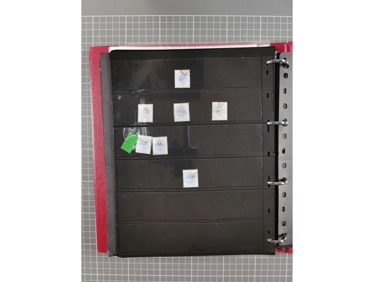 1868/99, mint never hinged/unused and used collection with covers, highly specialized with the overprint settings, plenty of 