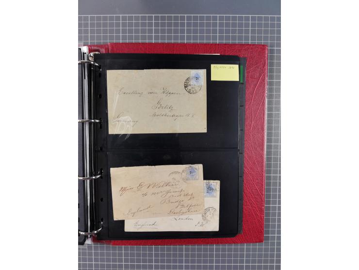 1868/99, mint never hinged/unused and used collection with covers, highly specialized with the overprint settings, plenty of 