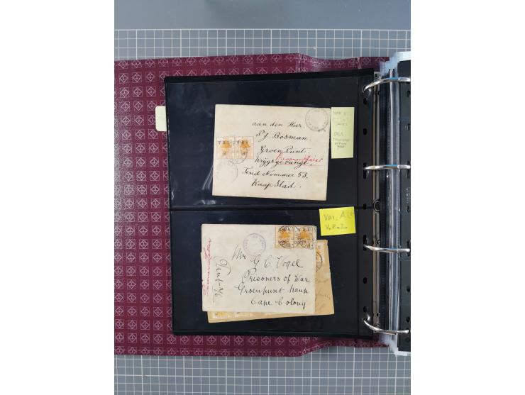 1900, Victoria Rex Imperator issues, impressive mint never hinged/unused and used collection with over 100 covers, highly spe