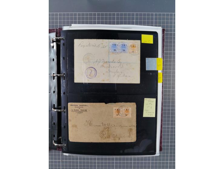 1900, Victoria Rex Imperator issues, impressive mint never hinged/unused and used collection with over 100 covers, highly spe