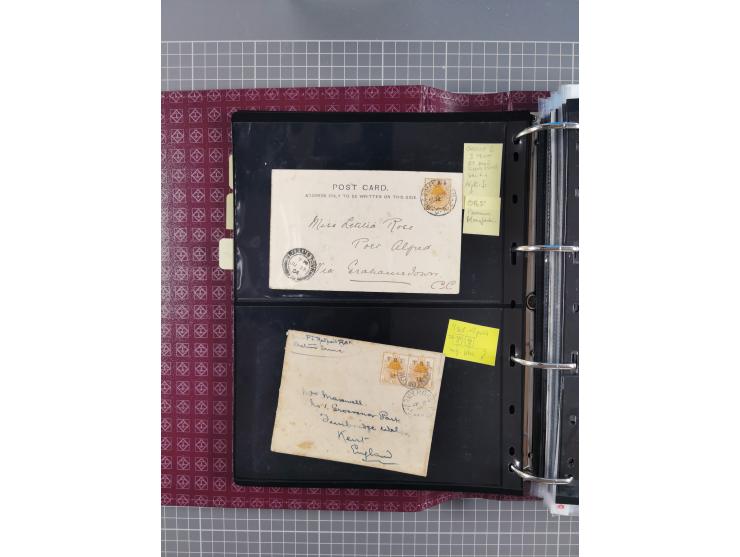 1900, Victoria Rex Imperator issues, impressive mint never hinged/unused and used collection with over 100 covers, highly spe