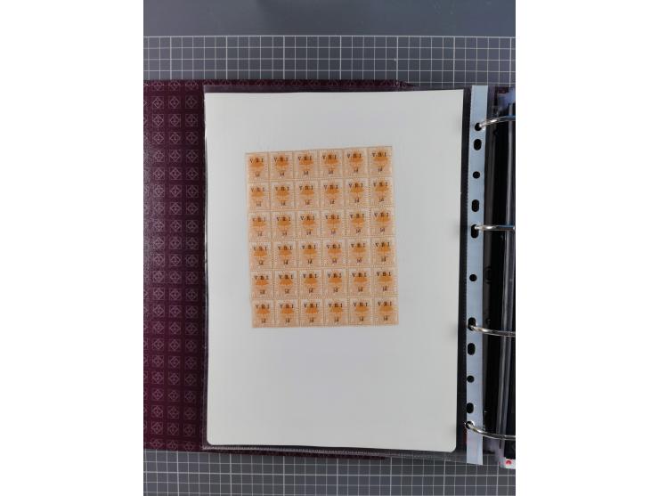 1900, Victoria Rex Imperator issues, impressive mint never hinged/unused and used collection with over 100 covers, highly spe