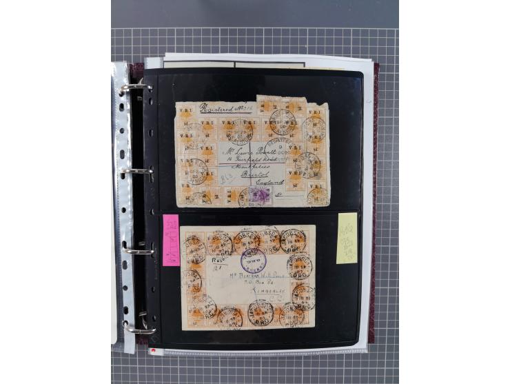 1900, Victoria Rex Imperator issues, impressive mint never hinged/unused and used collection with over 100 covers, highly spe