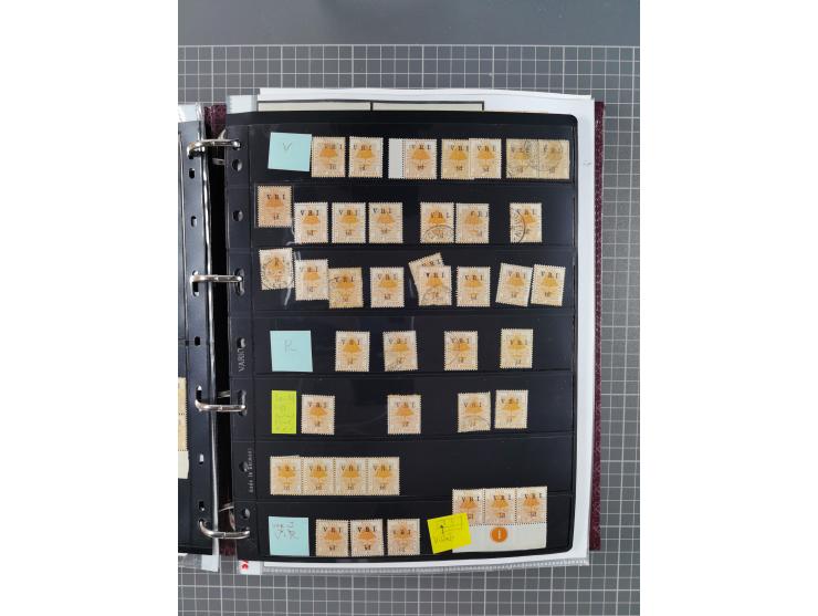 1900, Victoria Rex Imperator issues, impressive mint never hinged/unused and used collection with over 100 covers, highly spe