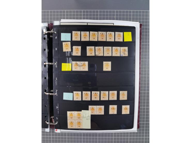 1900, Victoria Rex Imperator issues, impressive mint never hinged/unused and used collection with over 100 covers, highly spe