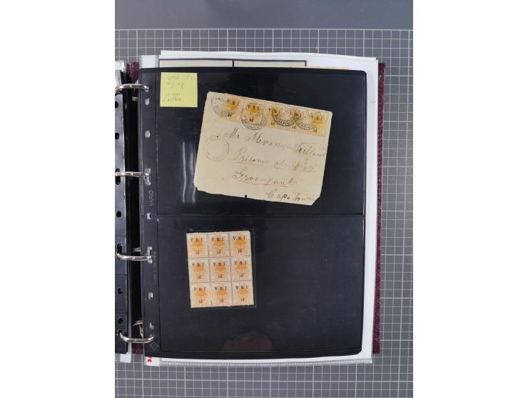 1900, Victoria Rex Imperator issues, impressive mint never hinged/unused and used collection with over 100 covers, highly spe