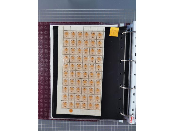 1900, Victoria Rex Imperator issues, impressive mint never hinged/unused and used collection with over 100 covers, highly spe