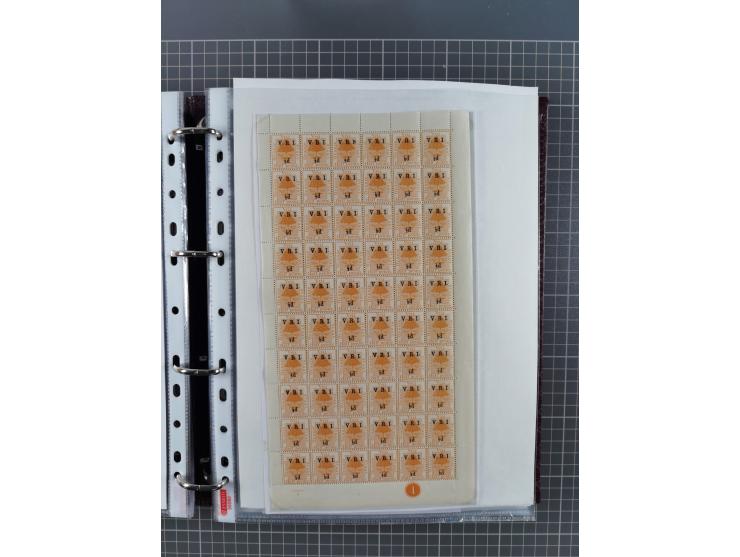 1900, Victoria Rex Imperator issues, impressive mint never hinged/unused and used collection with over 100 covers, highly spe