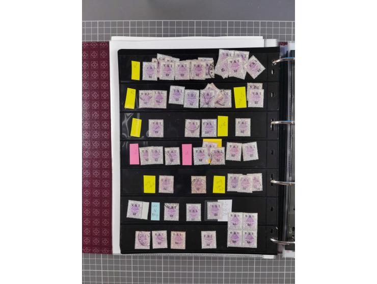 1900, Victoria Rex Imperator issues, impressive mint never hinged/unused and used collection with over 100 covers, highly spe