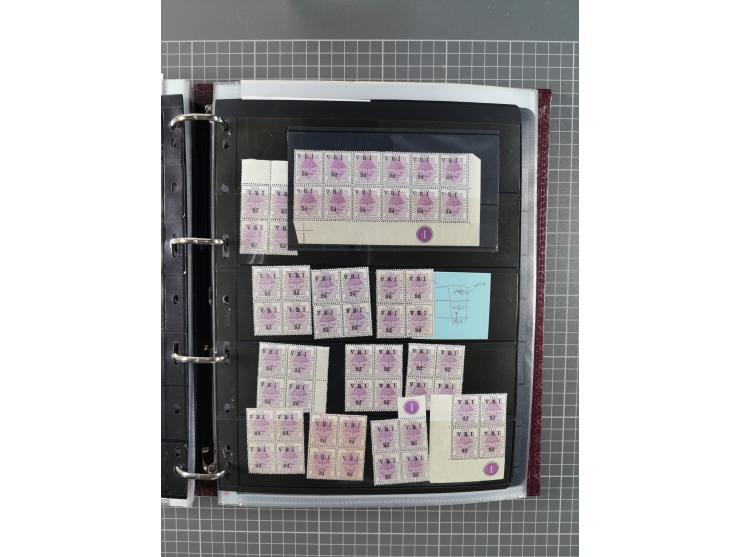 1900, Victoria Rex Imperator issues, impressive mint never hinged/unused and used collection with over 100 covers, highly spe