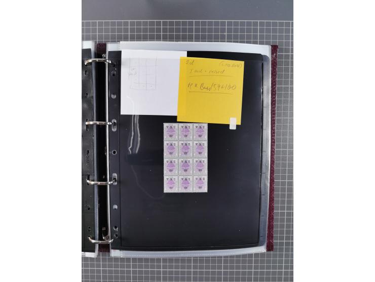 1900, Victoria Rex Imperator issues, impressive mint never hinged/unused and used collection with over 100 covers, highly spe