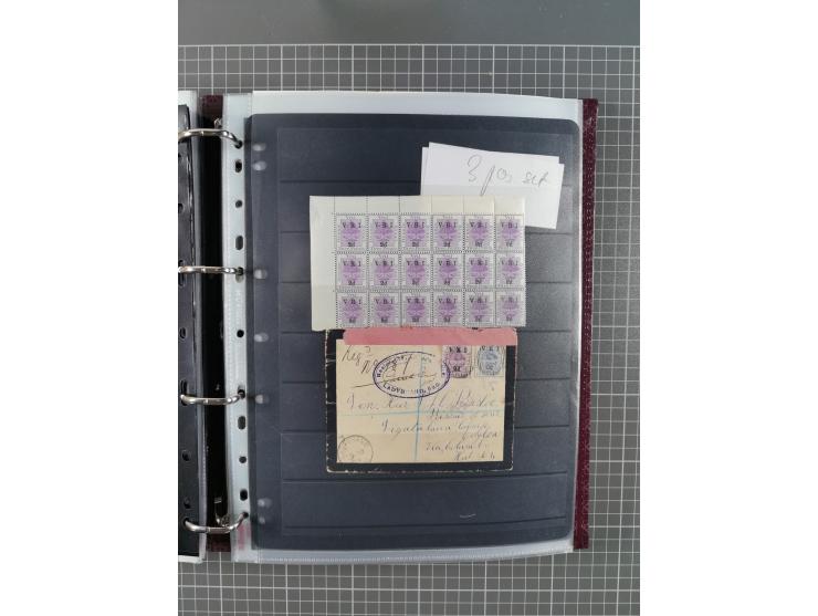 1900, Victoria Rex Imperator issues, impressive mint never hinged/unused and used collection with over 100 covers, highly spe