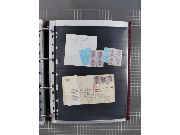 1900, Victoria Rex Imperator issues, impressive mint never hinged/unused and used collection with over 100 covers, highly spe