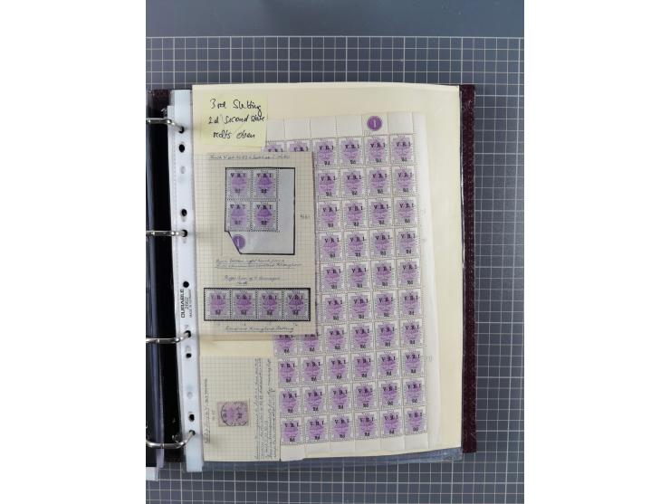 1900, Victoria Rex Imperator issues, impressive mint never hinged/unused and used collection with over 100 covers, highly spe