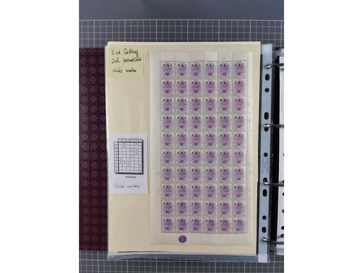 1900, Victoria Rex Imperator issues, impressive mint never hinged/unused and used collection with over 100 covers, highly spe